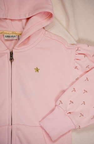 Hoodie sweater met rits 206