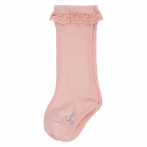 Kniekousen strik oldrose