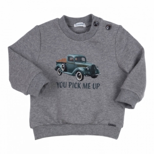 Sweater CARBONCHINE grey melange