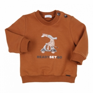Sweater CARBONDOUX cognac