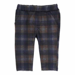 Broek KLAUS navy-brown