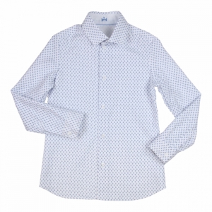 Hemd white/blue