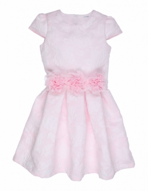 Kleed bloemen light pink