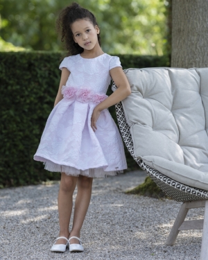 Kleed bloemen light pink