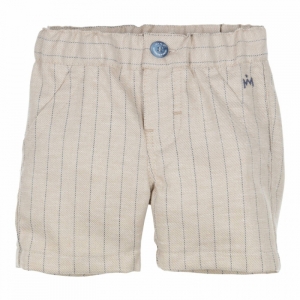 Short gestreept beige