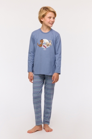 Pyjama jongens, opdruk op rug 813