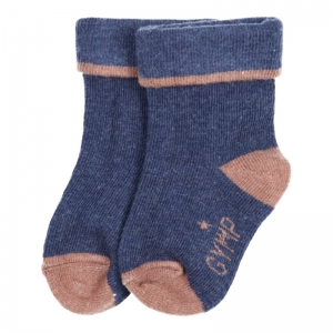 Kousen navy-brown