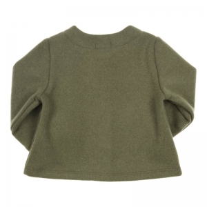 Gilet bloem green