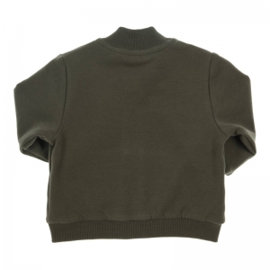 Sweater gilet met rits khakI