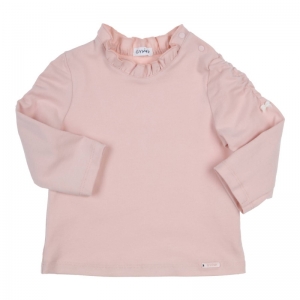 Souspull frul kraag old rose