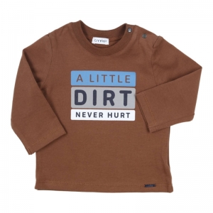 T-shirt DIRT brown