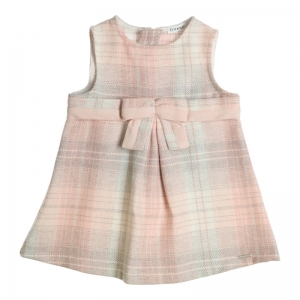 Kleed geruit old rose - grey