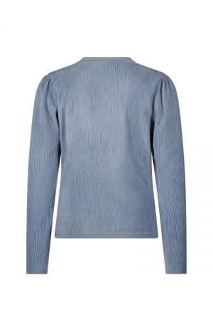 Souspull fluweel rib lt denim