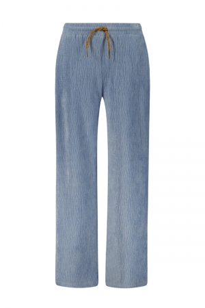 Broek fluweel lt denim