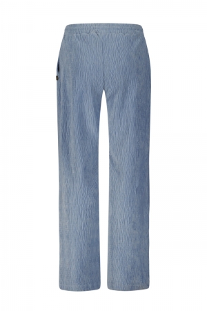 Broek fluweel lt denim
