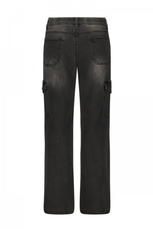 Broek jeans black denim