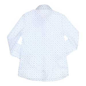 Hemd stippen white/blue