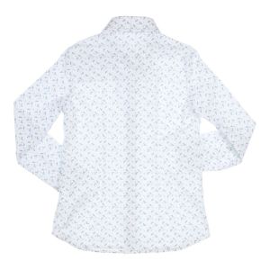 Hemd print white/navy