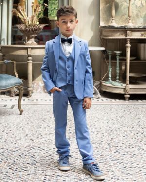 Broek chino blue