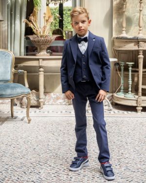 Broek chino navy