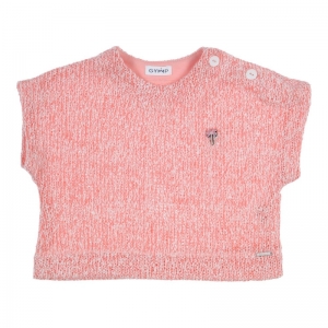 Pull korte mouw coral