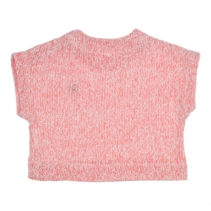 Pull korte mouw coral