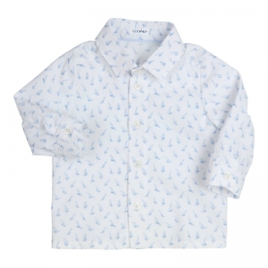 Hemd surfers white/lightbleu
