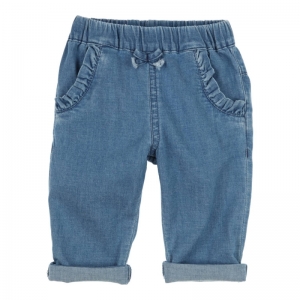Jeans strikje light blue