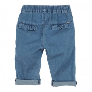 Jeans strikje light blue
