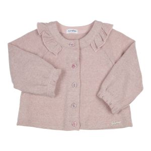 Gilet kraagje old rose