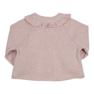 Gilet kraagje old rose