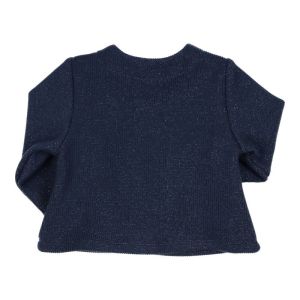 Gilet strikje navy