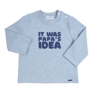 T-shitr It was papa light blue