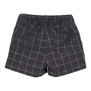 Short geruit antracite-gold