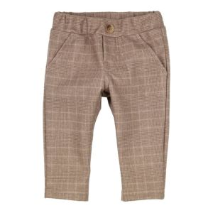 Broek geruit beige