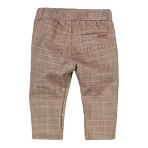 Broek geruit beige