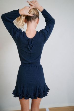 Rok jersey navy blazer