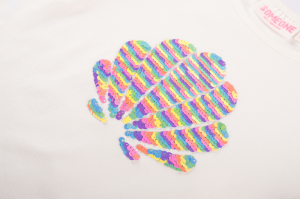 T-shirt schelp ecru