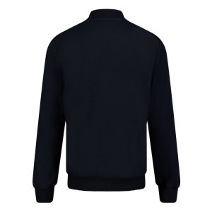 Bomber in sweaterstof navy
