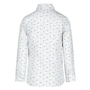 Hemd wolkjes white/blue