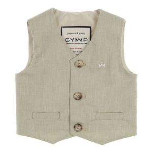 Gilet effen green