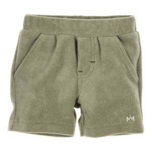 Short badstof khAKI