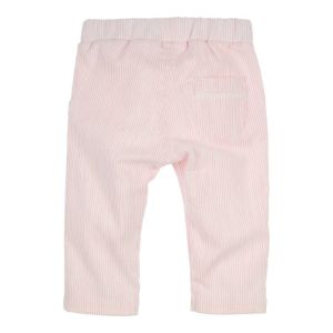 Broek gestreept old rose