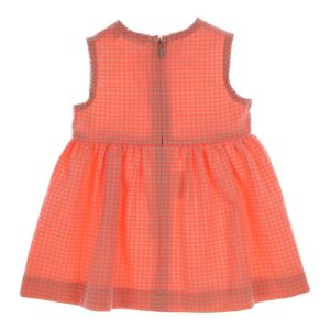 Kleed vichy ruit orange-beige
