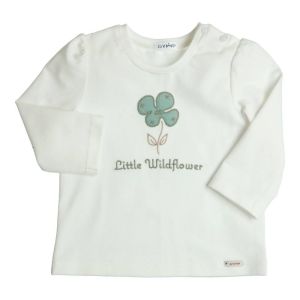 T-shirt Wild flower off white