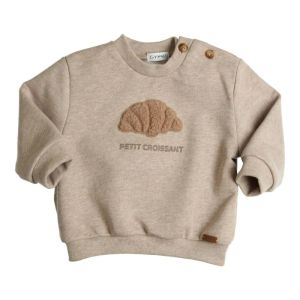Sweater croissant beige