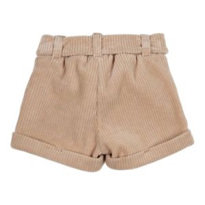 Short ribfluweel, met ling camel