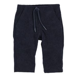 Broek riblfluweel, met touwtje navy