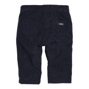 Broek riblfluweel, met touwtje navy