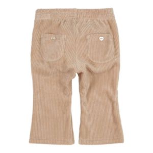 Broek rbfluweel camel